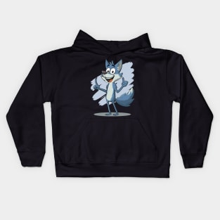 Bluey Makes Me Happy Kids Hoodie